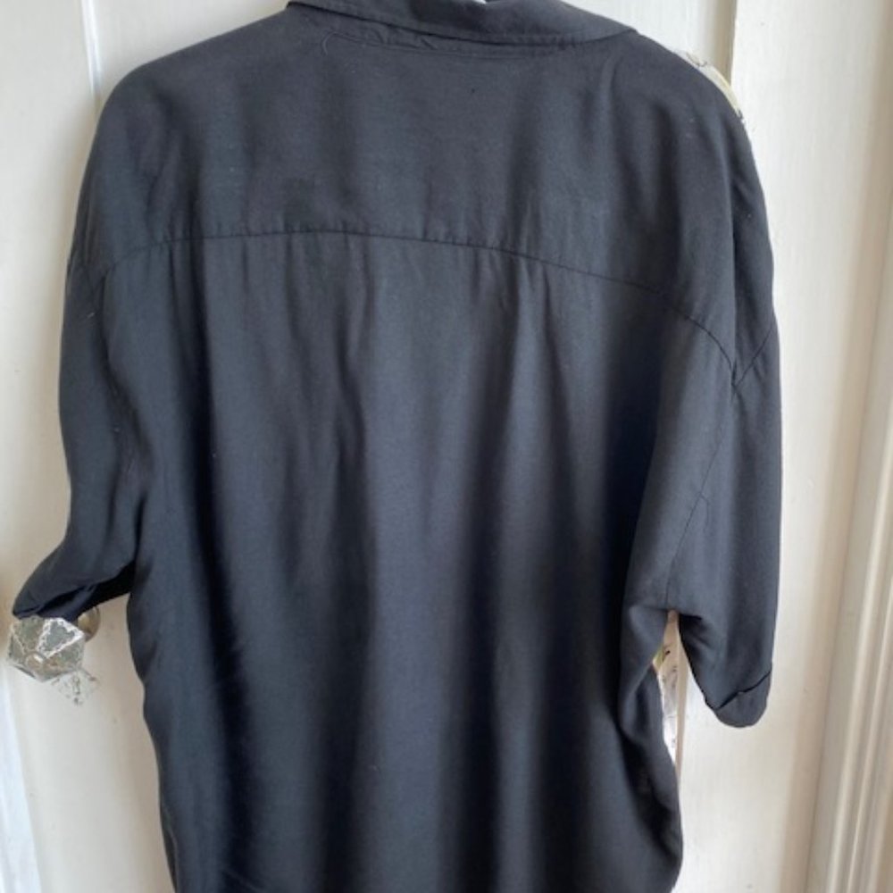 Vintage 90's does 50's mens Googie Retro print shirt size XL - Picture 5 of 5